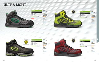 LINING
TOECAP
PUNCTURE-PROOF
FOOTBED
SOLE
LINING
TOECAP
PUNCTURE-PROOF
FOOTBED
SOLE
LINING
TOECAP
PUNCTURE-PROOF
FOOTBED
SOLE
LINING
TOECAP
PUNCTURE-PROOF
FOOTBED
SOLE
IN C O M PLIAN C E WITH
ASTM F 2 4 1 3 - 1 1
DIEL ECT RIC
FOOT W EAR
SYSTE M
FAST LACING
SYSTE M
FAST LACING
MB2018
CAMBERRA
UPPER: nylon fibre
COLOUR: grey
SIZES: 36 - 47
EN ISO 20345 S3 SRC
MB2017
LIME ARMOUR
UPPER: nylon fibre
COLOUR: grey-lime green
SIZES: 36 - 47
EN ISO 20345 S3 SRC
MB2019
RED ARMOUR
UPPER: nylon fibre
COLOUR: grey-red
SIZES: 36 - 47
EN ISO 20345 S3 SRC
MB2016
DIELECTRIC
UPPER: nylon fibre
COLOUR: black-lime green
SIZES: 39 - 47
EN ISO 20345 SBP SRC
ULTRA LIGHT
266 267
 
