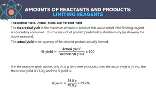 General Chemistry 1 Lesson 5; Mass Relationships in Chemical reactions ...