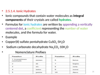 Note for Chemistry undergraduate classes | PPTX