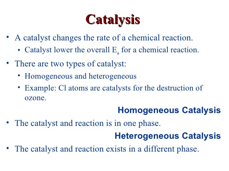General chemistry ii chapter 14