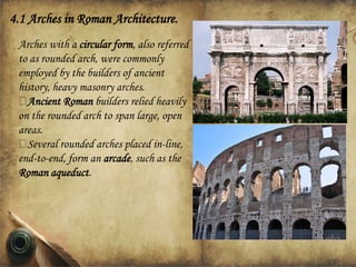 General classification of arches and Roofing systems ( Domes & Vaults ...