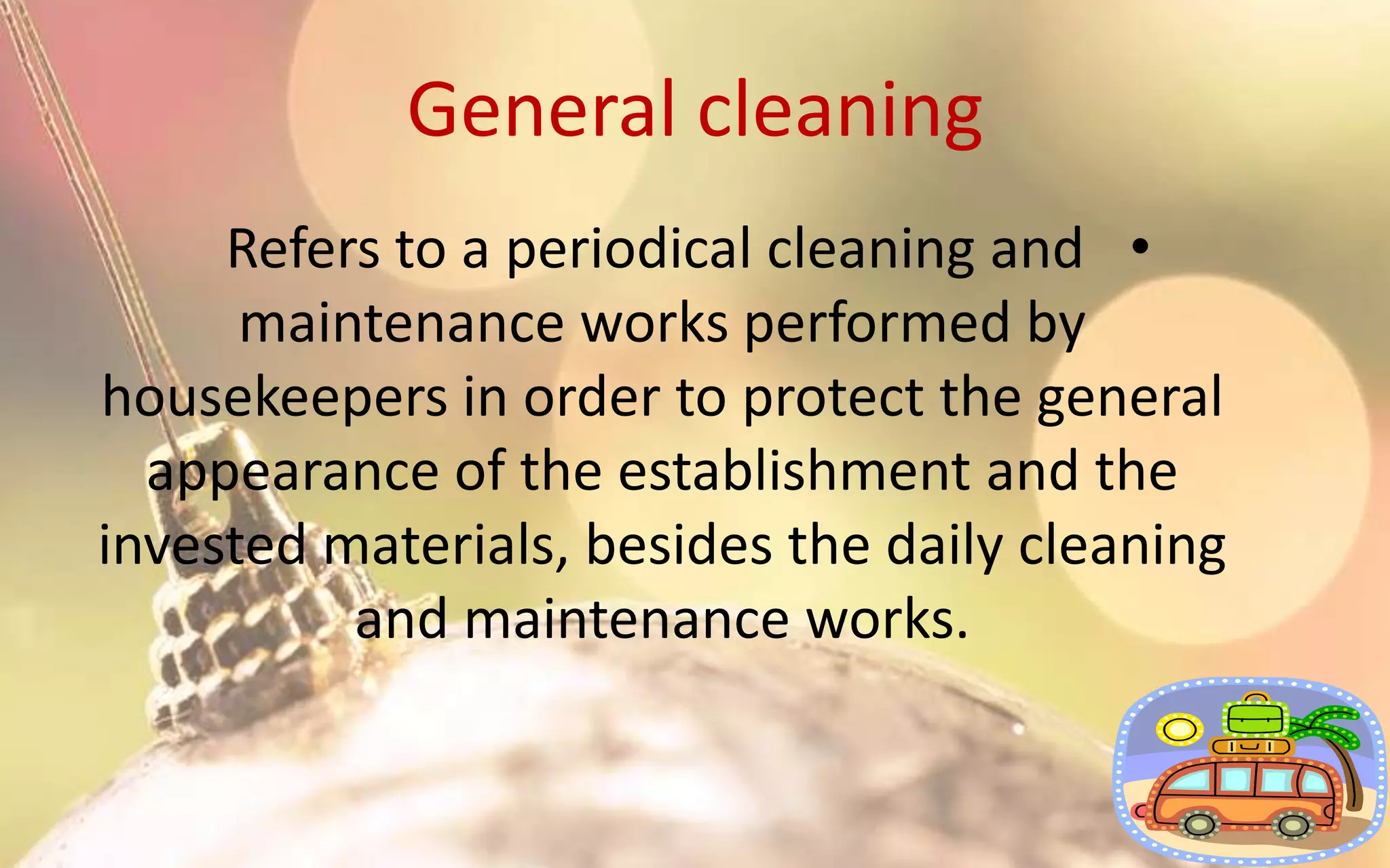 General cleaning | PPTX