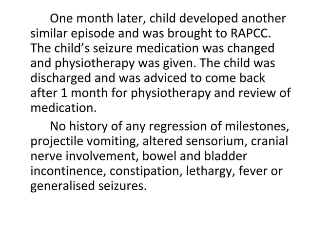 Case Study Cerebral Palsy Ppt