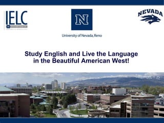 Study English and Live the Language
in the Beautiful American West!
 