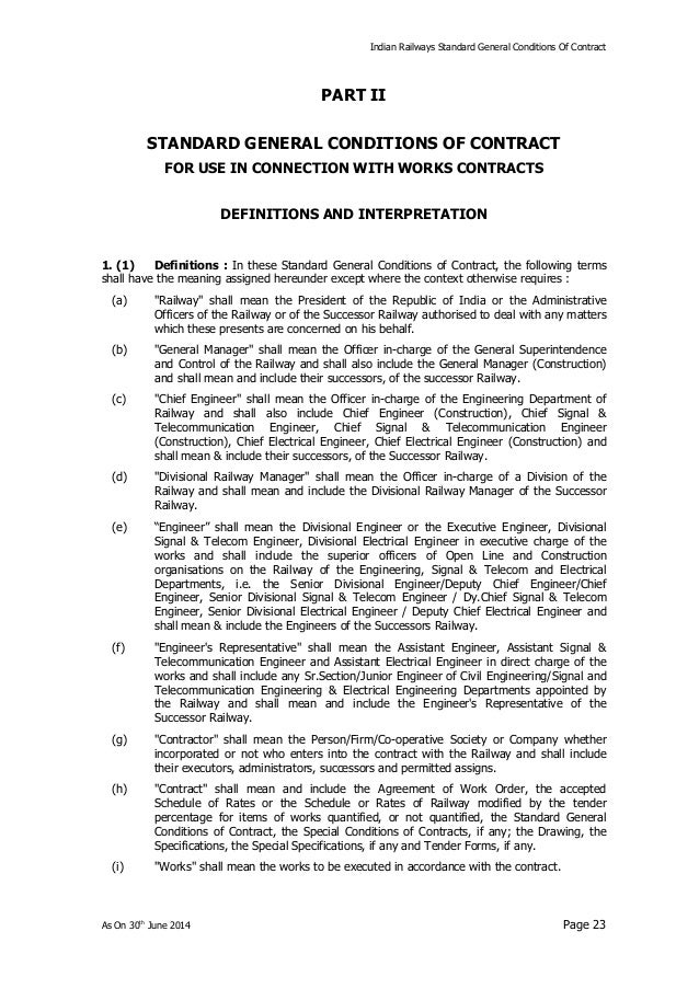 general conditions of contract in india General conditions probably derives from the industry standard aia family of construction forms the aia general conditions of the contract for construction is a multi-page, boilerplate definition of the roles and responsibilities and process that will take place. general conditions of contract in india General conditions probably derives from the industry standard aia family of construction forms the aia general conditions of the contract for construction is a multi-page, boilerplate definition of the roles and responsibilities and process that will take place.