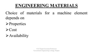 General considerations of MAchine Design | PDF