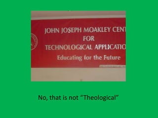 No, that is not “Theological”
