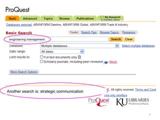 Database & Academic Research | PDF