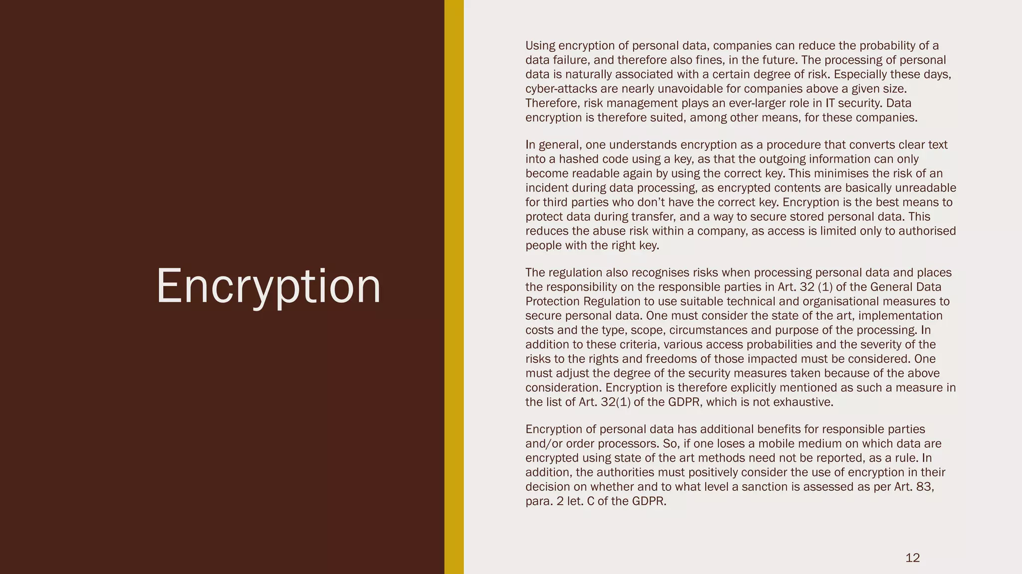 General data protection regulation GDPR | PPT