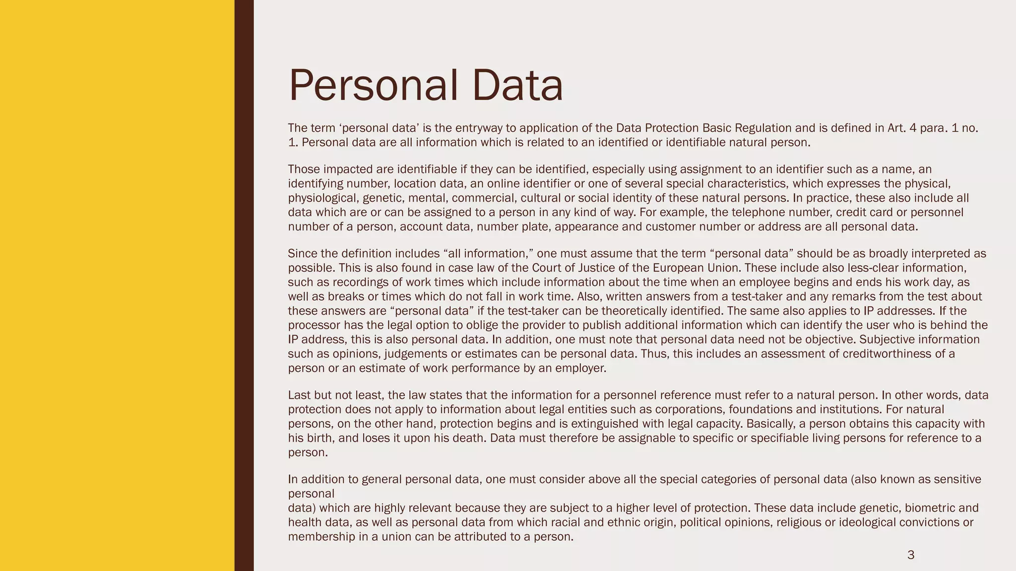 General data protection regulation GDPR | PPT