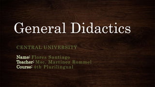 General didactics | PPT