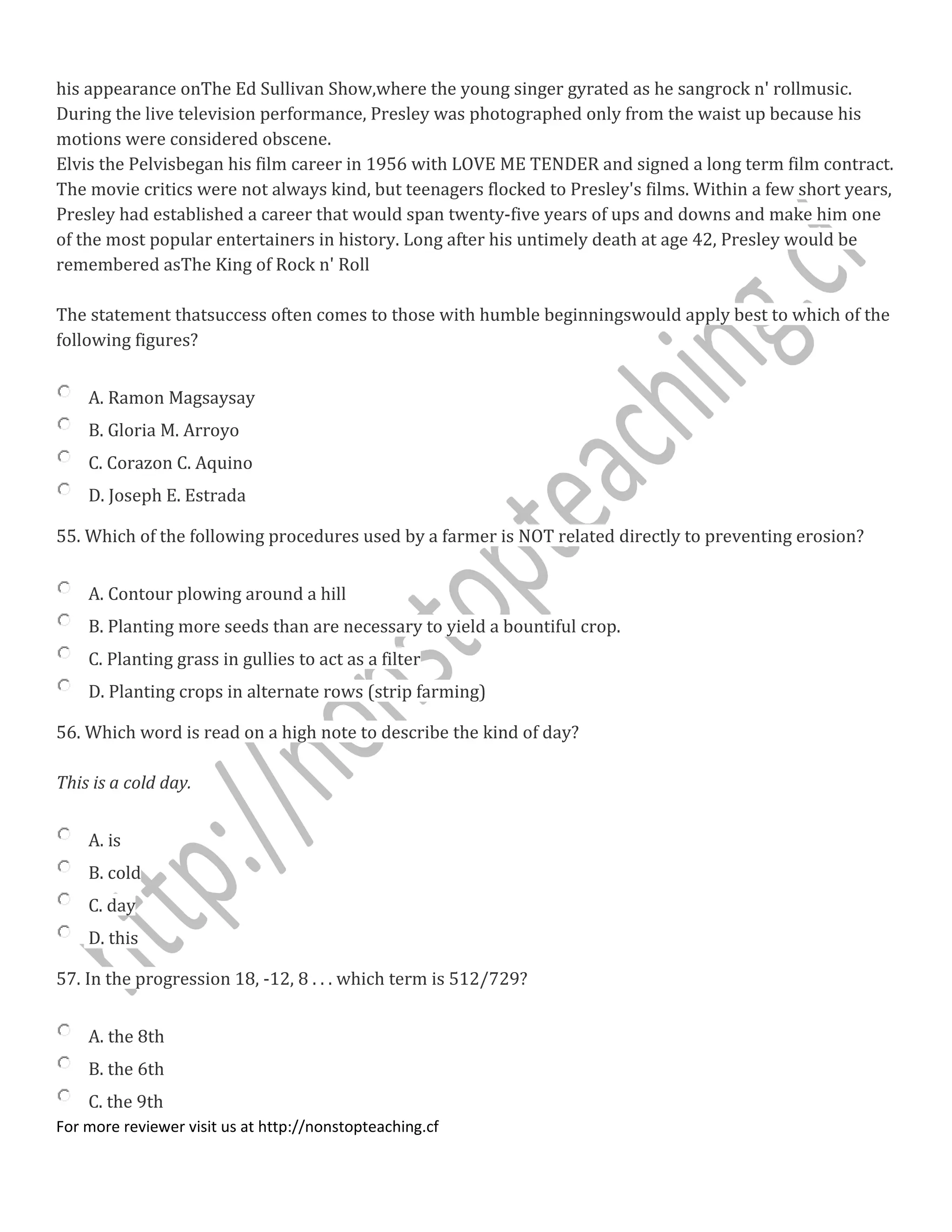 LET Sample Exam General education set a | DOC