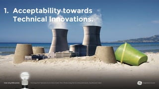 10
1. Acceptability towards
Technical Innovations.
 