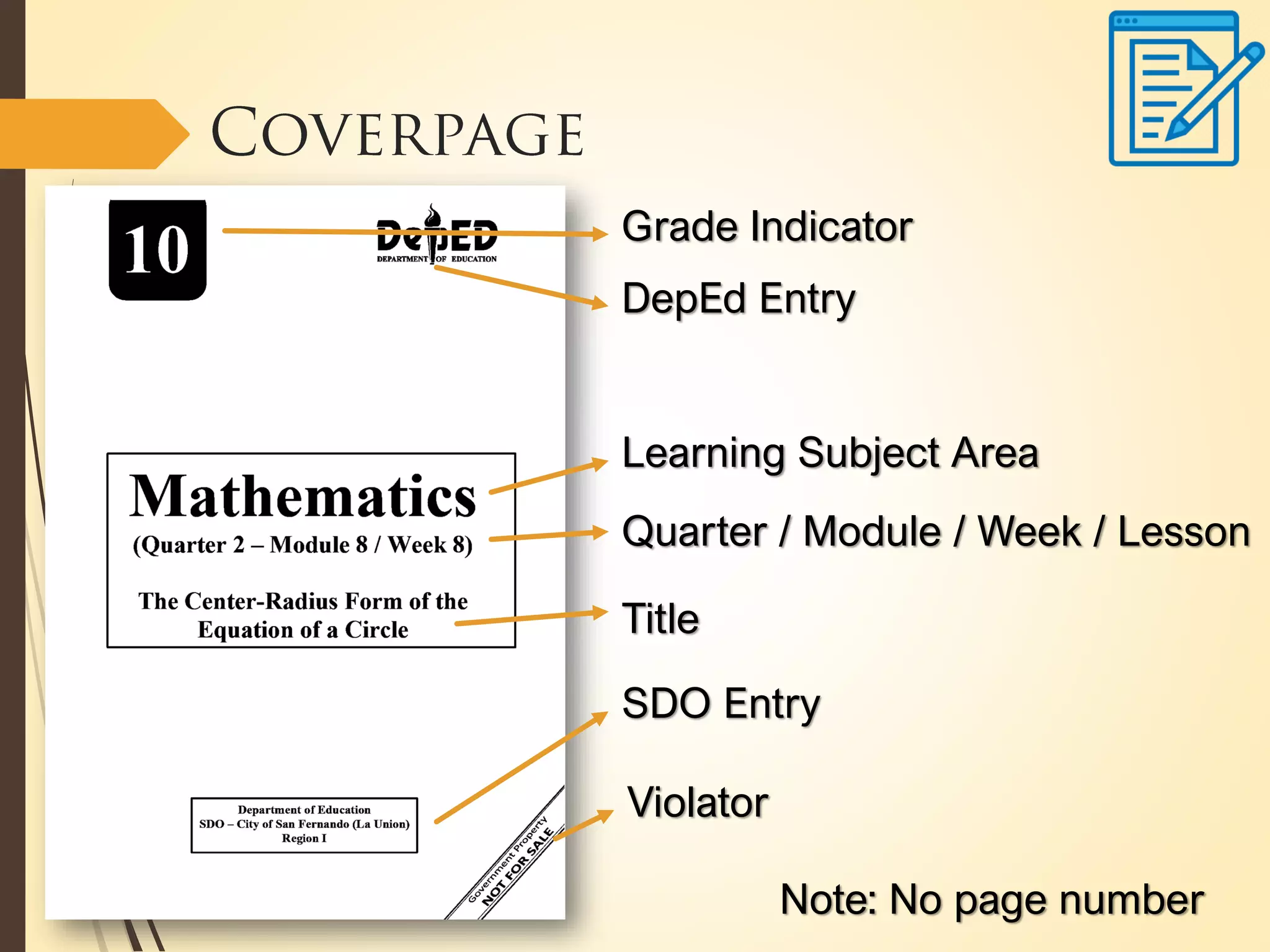 General Elements of Self-Learning Modules | PDF
