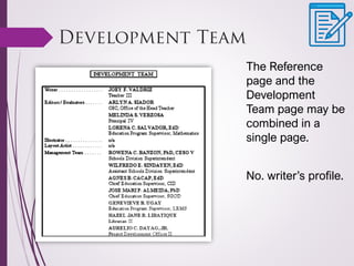 General Elements of Self-Learning Modules | PDF
