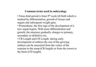General embryology-1-up to gametogenesis | PDF