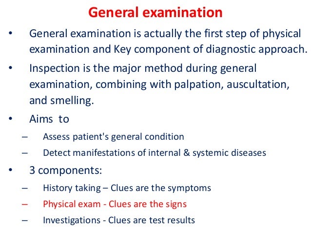 General Examination - 