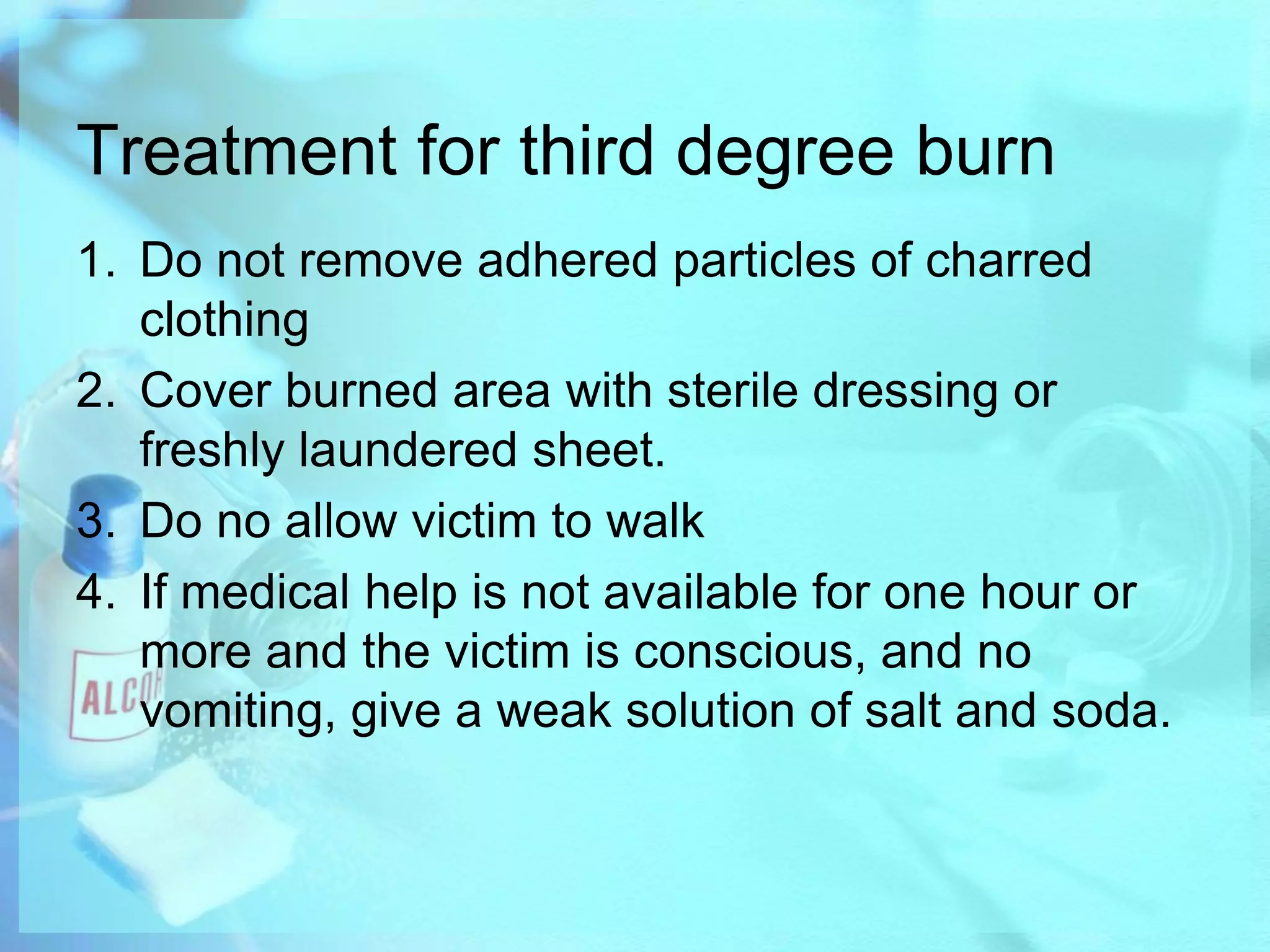 Do not trust the judgment of the confused victim.