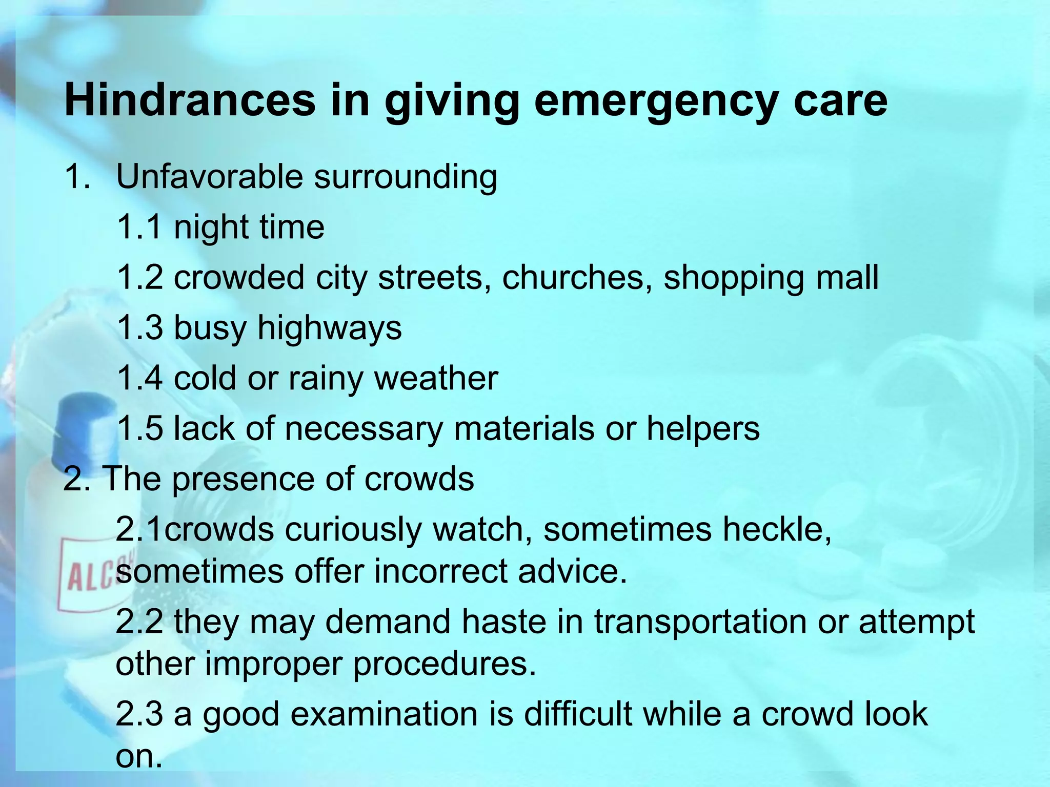 Types of hemorrhageArterial Bleeding – blood from an open artery. The color of the blood is bright red. The blood spurts which are synchronized with the pulse.Venous Bleeding – blood from an open vein. The color of the blood is dark red. The blood escapes in a slow steady flow.Capillary Hemorrhage – blood from damage capillaries. The color of the blood is intermediate between bright and dark red . The blood only oozes from the wound. This is the common type of hemorrhage.