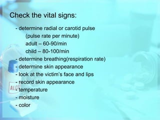 General first aid | PPTX