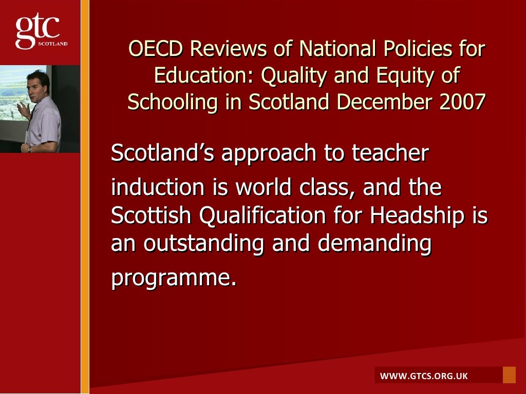 Scottish Education and The General Teaching Council for Scotland, Apr…