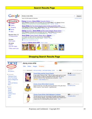 Search Results Page




Shopping Search Results Page




Proprietary and Confidential – Copyright 2011   55
 