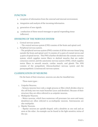 General histology || Nervous tissue | PDF