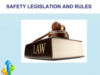 SAFETY LEGISLATION AND RULES
 
