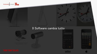 Il Software cambia tutto
TAM TAM TALKS
 