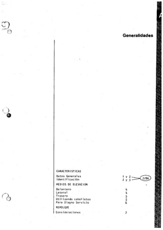 Generalidades Renautl 9 - [Amigos Renault 9 Argentina]