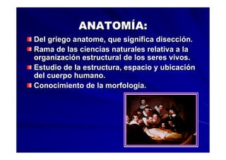 Generalidades Anatomia Parte1