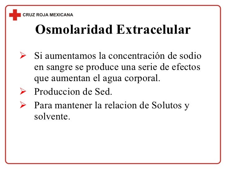 Que Es La Osmolaridad De La Sangre es.slideshare.net