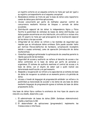 Generalidades bases de datos