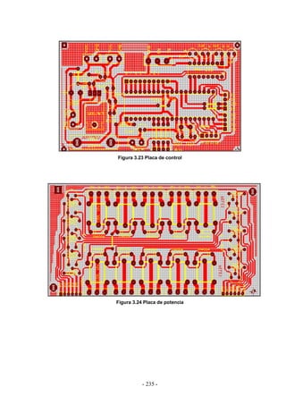 - 235 -
Figura 3.23 Placa de control
Figura 3.24 Placa de potencia
 