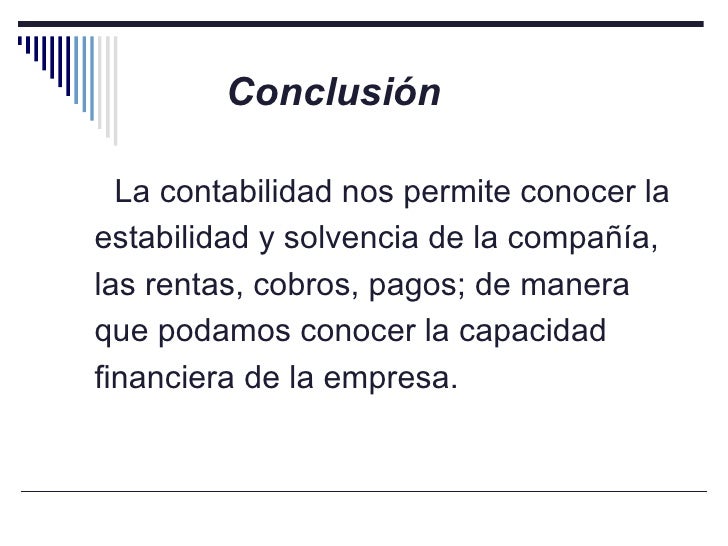 Generalidades de la contabilidad