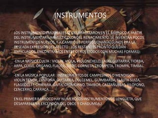 Generalidades del barrocoooo