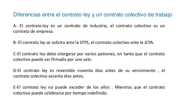 Generalidades del contrato colectivo, semana 3, legislacion laboral.