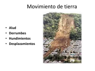Desplazamiento de tierra