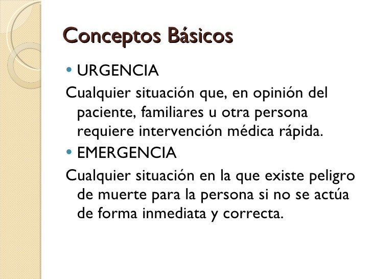 Generalidades En Urgencias Y Emergencias
