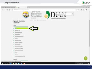 Pagina Web OEA
 