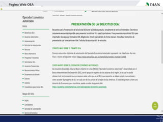 Pagina Web OEA
 