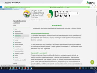 Pagina Web OEA
 