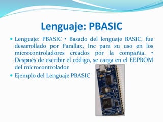 Generalidades y lenguajes de programacion robotica | PPTX