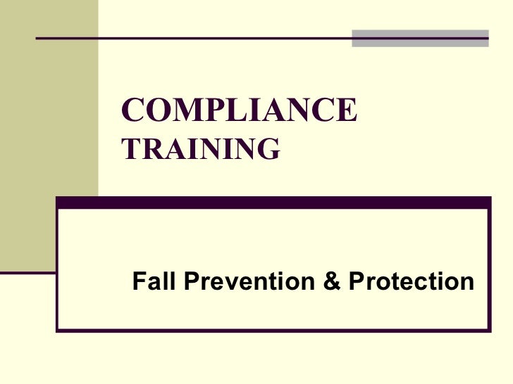 General Industry Fall Protection