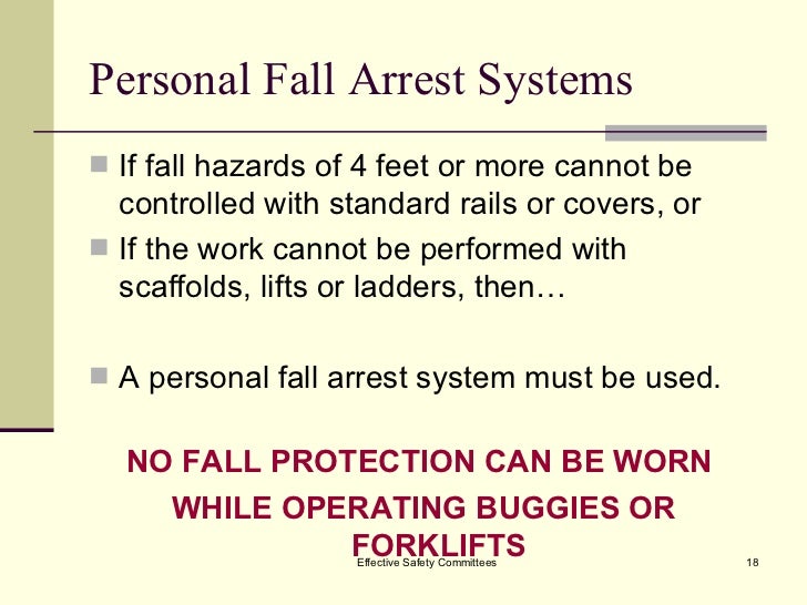 General Industry Fall Protection