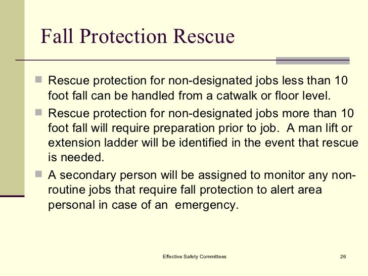 General Industry Fall Protection