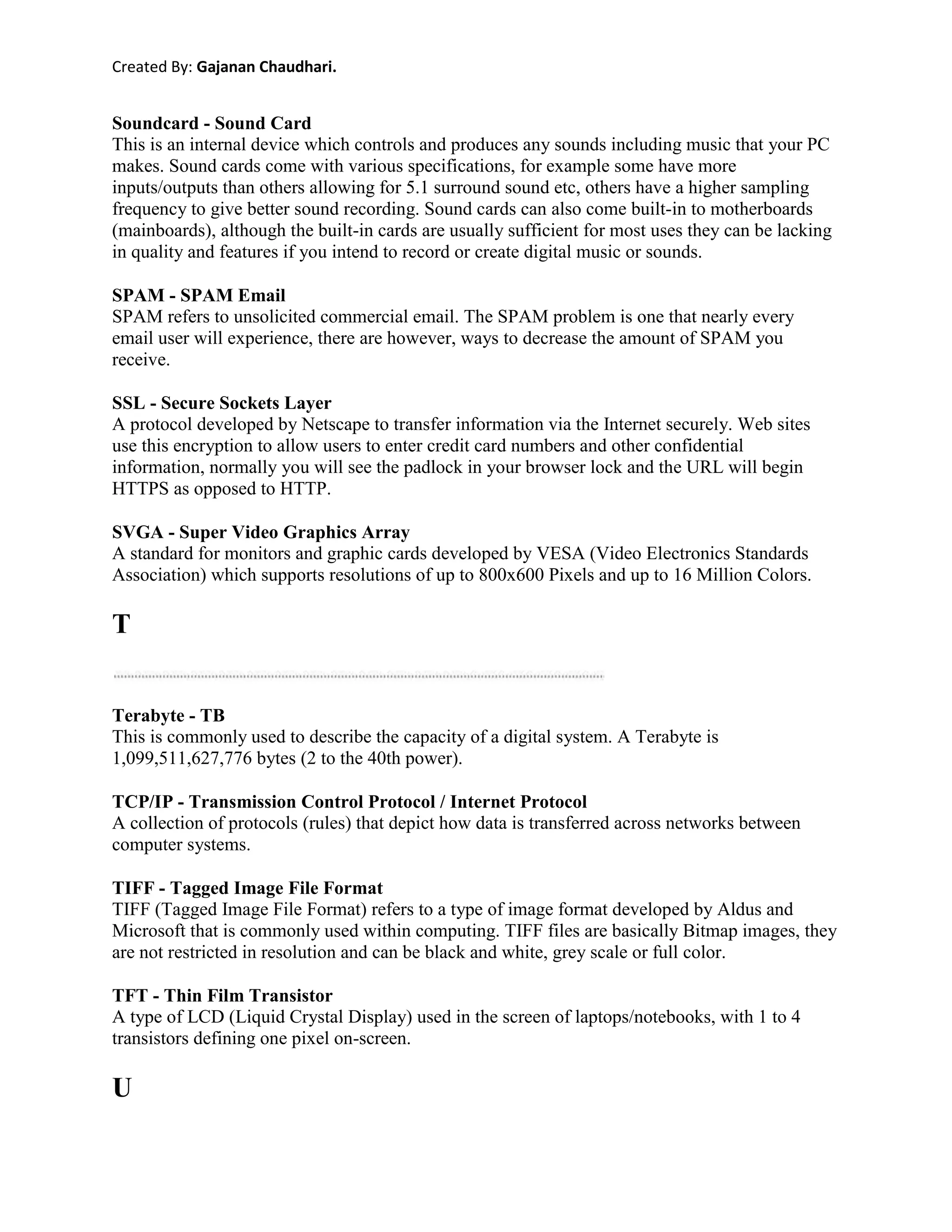 General Information About Information Technologies