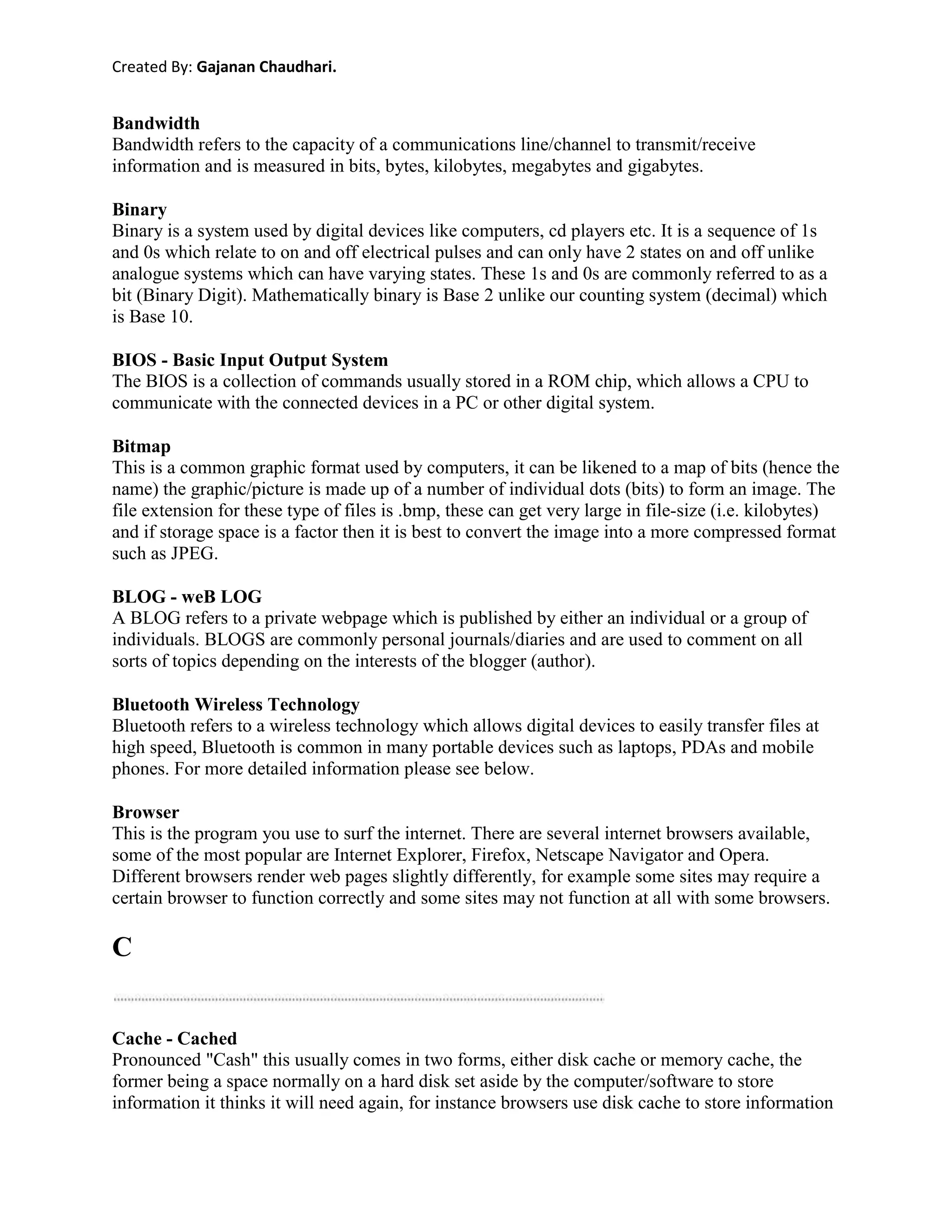 General Information About Information Technologies