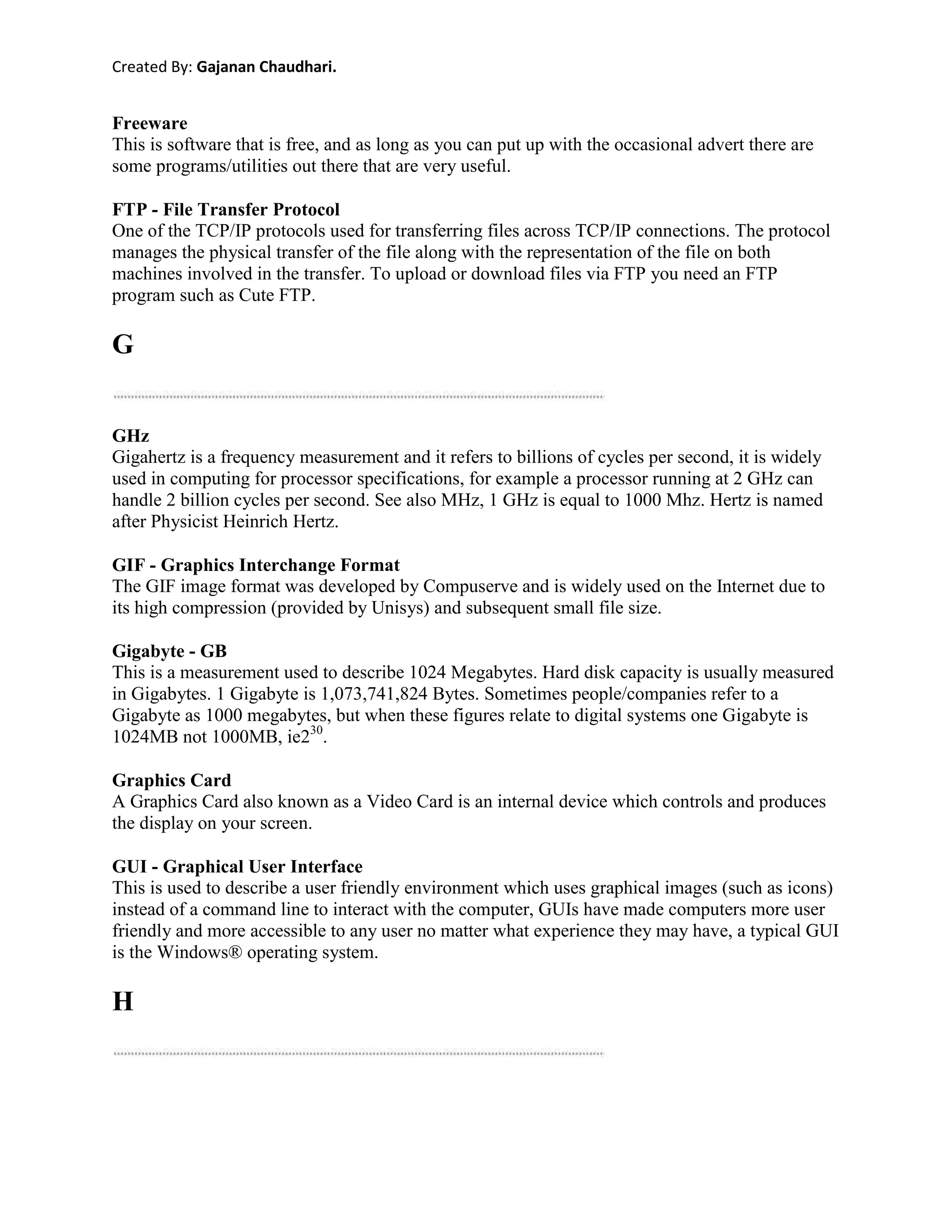 General Information About Information Technologies