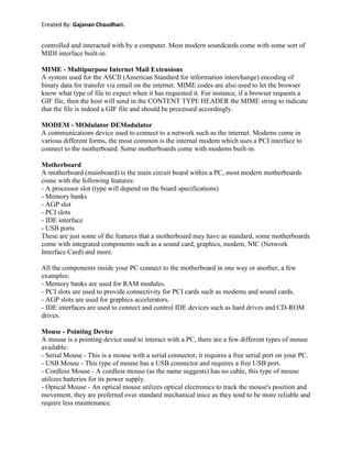 General Information About Information Technologies